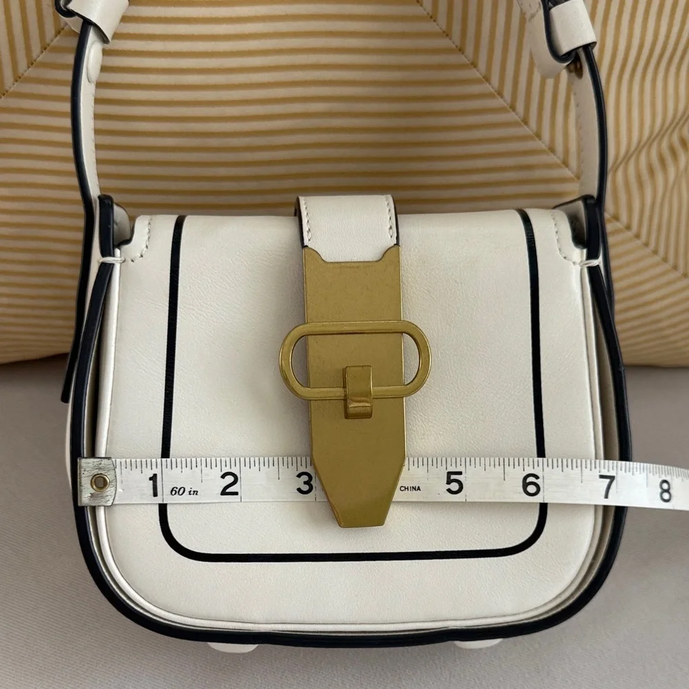 Tory Burch Mini Lock Runway Handbag with Gold Accent